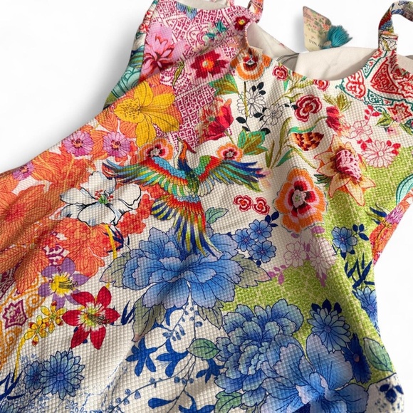 NWT JOHNNY WAS Reverse Pique Tank One Piece Paula M - Picture 6 of 11